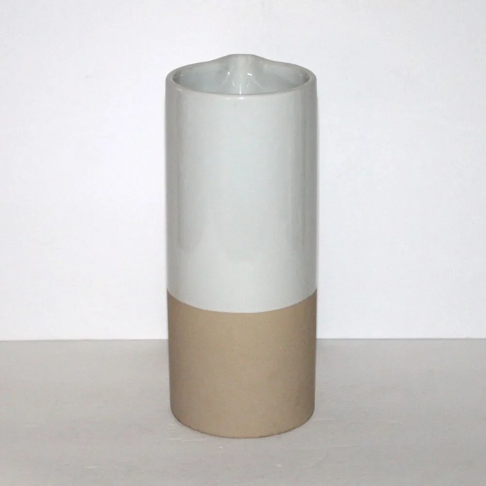 Mark & Graham Dipped Water Pitcher Vase white modern classic 9.25